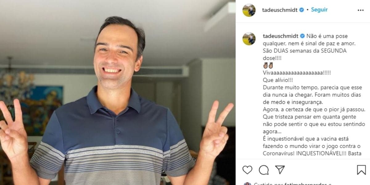 "Dias de medo", Tadeu Schmidt, após gerar debandada na Globo, expõe terror vivido e assume em textão: "É o fim" "Dias de medo", Tadeu Schmidt, após gerar debandada na Globo, expõe terror vivido e assume em textão: "É o fim"