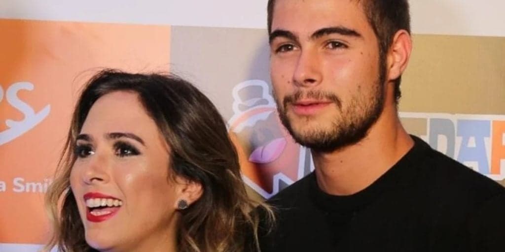 Marido de Tatá Werneck, Rafael Vitti, quase mostra tudo
