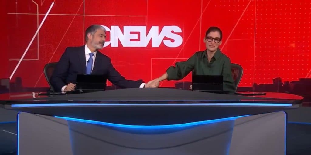 Renata Vasconcellos revela relação com Bonner e momento íntimo em bastidores é exposto: "Comprometido"