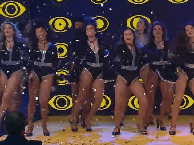 Evento da Band contou apenas com as bailarinas de Faustão