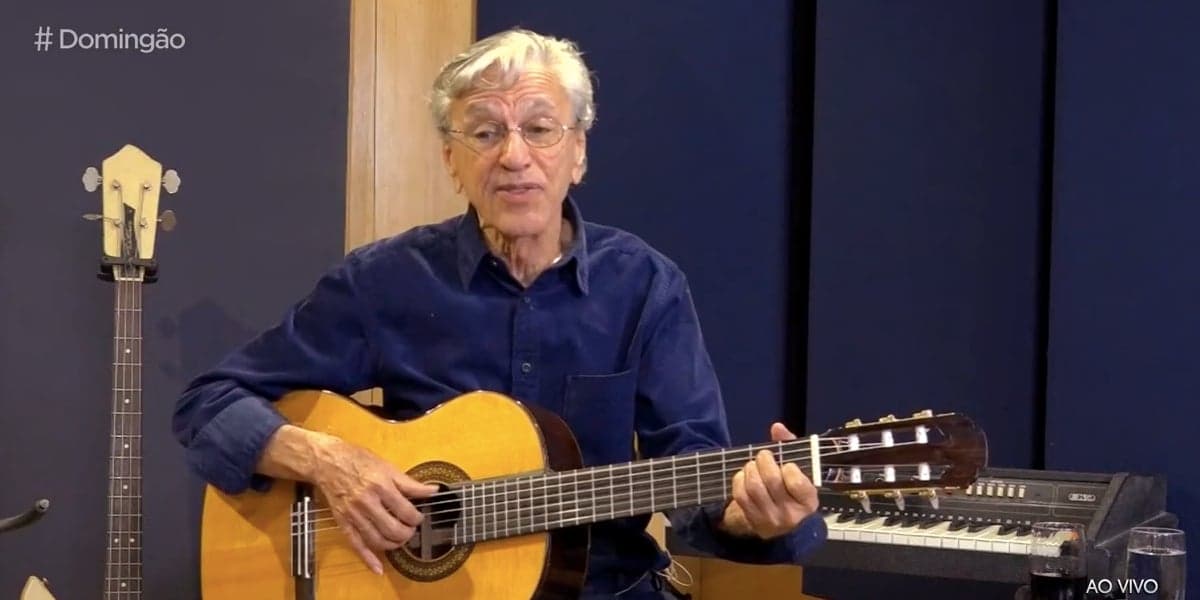 Caetano Veloso está doente com COVID (Reprodução)