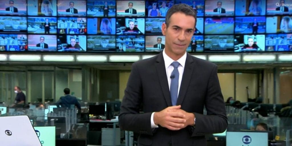 César Tralli inicia JH às pressas, confirma morte de famoso mais amado do Brasil e lamenta: "Um dos maiores"