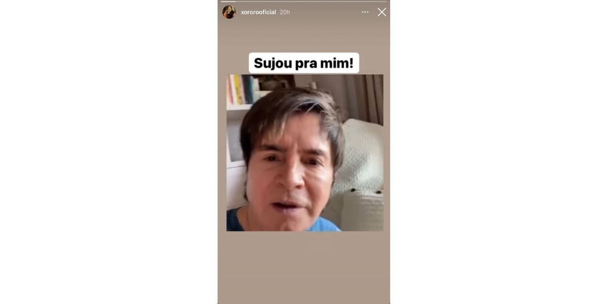 Xororó é pego na mentira por esposa (Reprodução) Xororó é pego na mentira por esposa (Reprodução)
