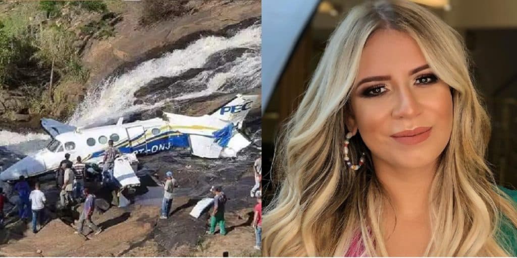 Avião que levava Marília Mendonça atingiu cabo de torre elétrica antes de cair em Minas Gerais