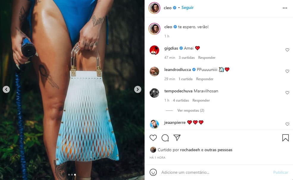Cleo Pires escandaliza e dá zoom na parte íntima - Foto: Reprodução