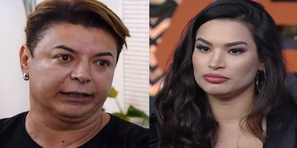 Raissa Barbosa vai pra cima de David Brazil e promoter provoca: "Vai me bater?"
