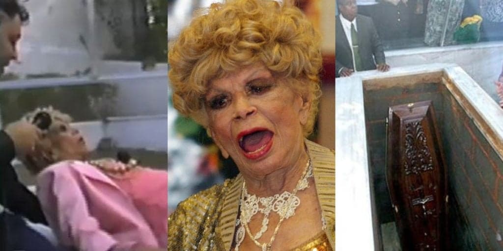 Dercy Gonçalves é enterrada em pé, ator é sepultado vivo e cantor arranha caixão e é encontrado de bruços