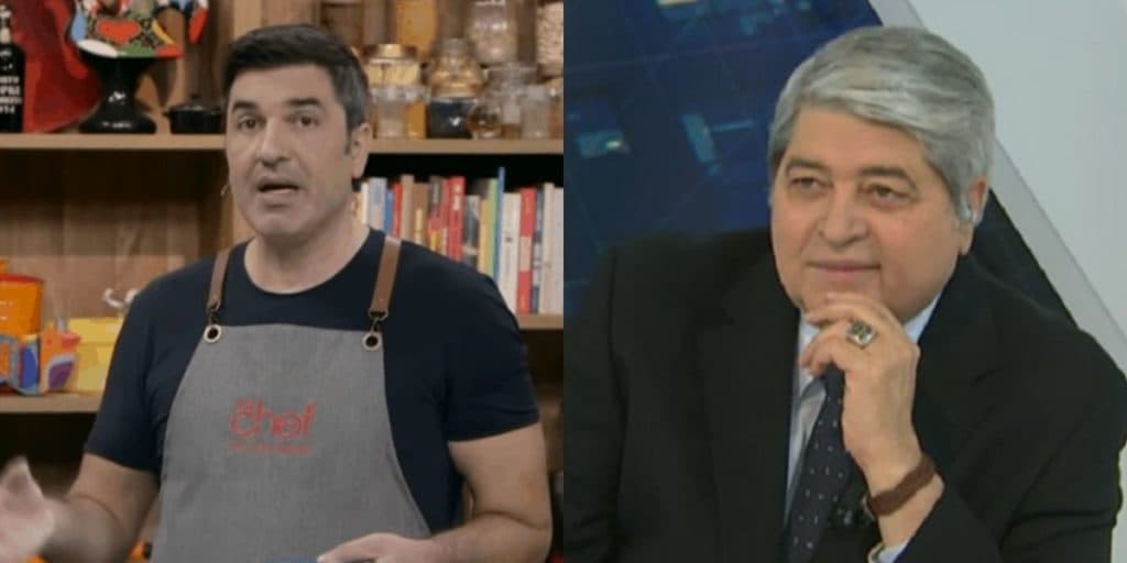 Edu Guedes se declara para Datena, confirma relação de anos e assume na TV: "Sempre foi''