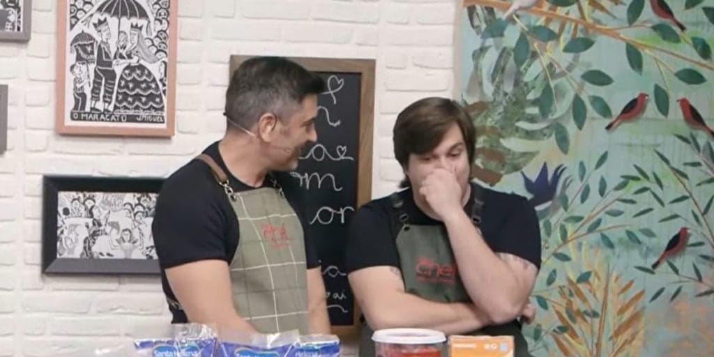 Assistente de Edu Guedes tem flagra roubando na Band, alarme toca e chef detona: "Cara bom para você ter longe"