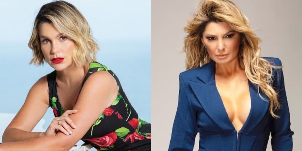 Flávia Alessandra pega avião com Antonia Fontenelle e é obrigada a ficar cara a cara após ódio por herança