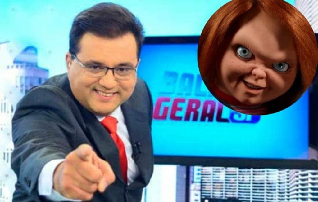 Geraldo Luís não admite baixa audiência do Balanço Geral e apela até para o boneco Chucky