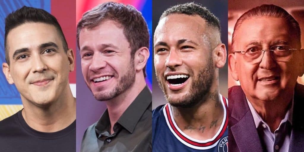 André Marques manda recado para Tiago Leifert ao vivo na Globo e Neymar rebate Galvão Bueno: “Idiota”