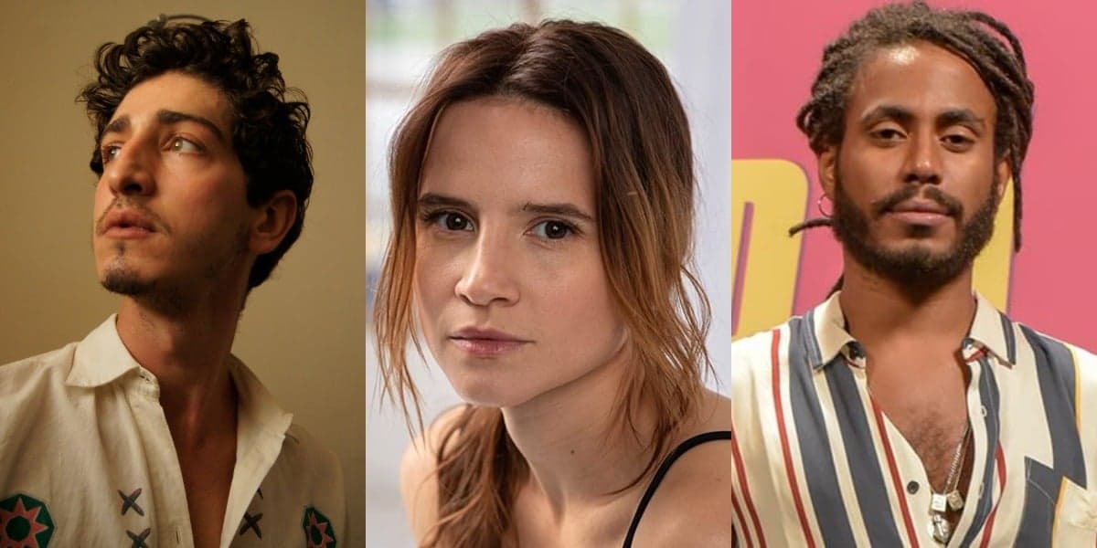Johnny Massaro, Bianca Comparato e Ícaro Silva são LGBTQIA+ (Foto: Divulgação - TV Globo)