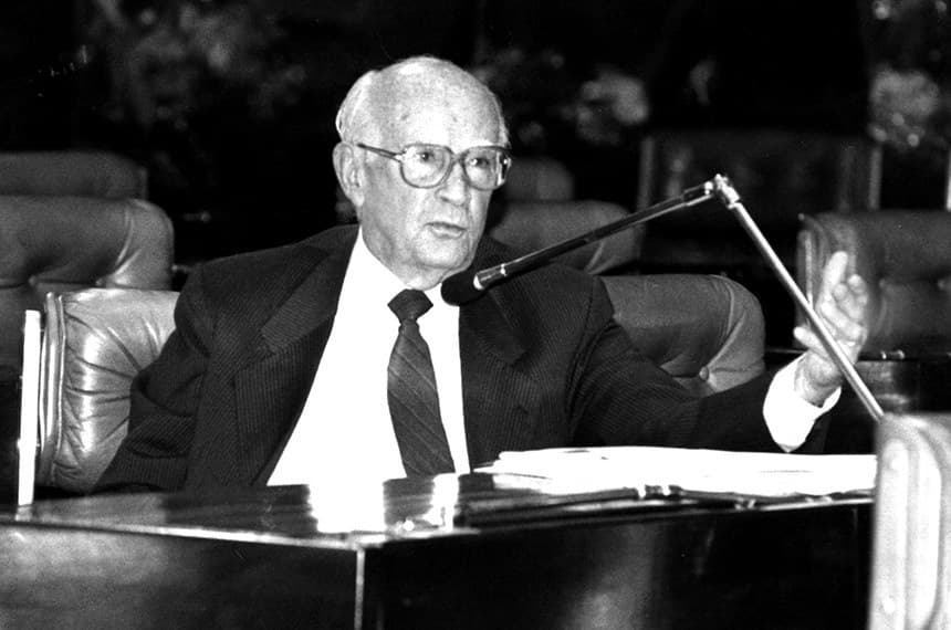 João Calmon entregou esquema da Globo e estragou planos da Tupi (Foto: Reprodução/Senado Federal)