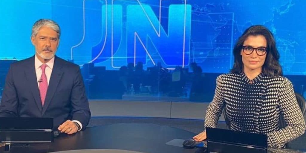 William Bonner e Renata Vasoncellos sofrem com baixa na Globo e Jornal Nacional perde posto