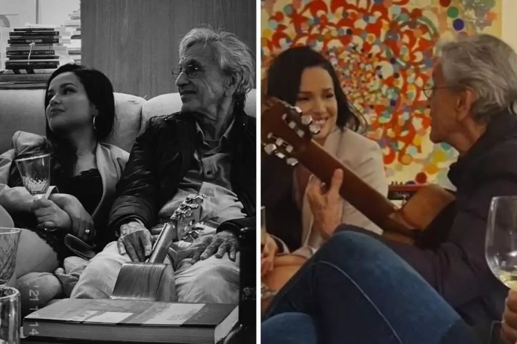 Juliette Freire conhece Caetano Veloso, ganha homenagem de fã e bate recorde na música