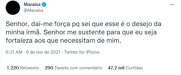 Maraisa sobre Marília Mendonça (Foto: Reprodução)