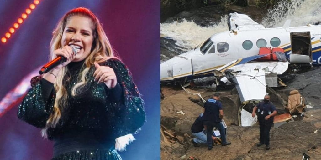 Vídeo chocante inédito mostra avião de Marília Mendonça e retirada de corpos: "Dá para ver o braço"