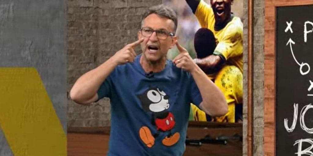 "Jorrando sangue", Neto expõe agressão em Os Donos da Bola, explode em revolta e berra na Band: "Vagabundo"