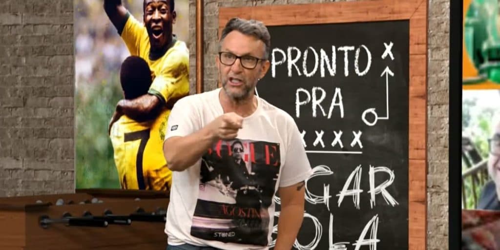 Neto quebra-pau com comentarista em Os Donos da Bola, exige fim de programa e detona: "Vai embora para o SBT"