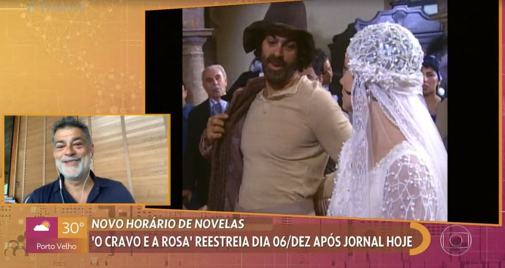 O "Encontro" anunciou a volta de "O Cravo e a Rosa" para as tardes (Foto: Reprodução/TV Globo)