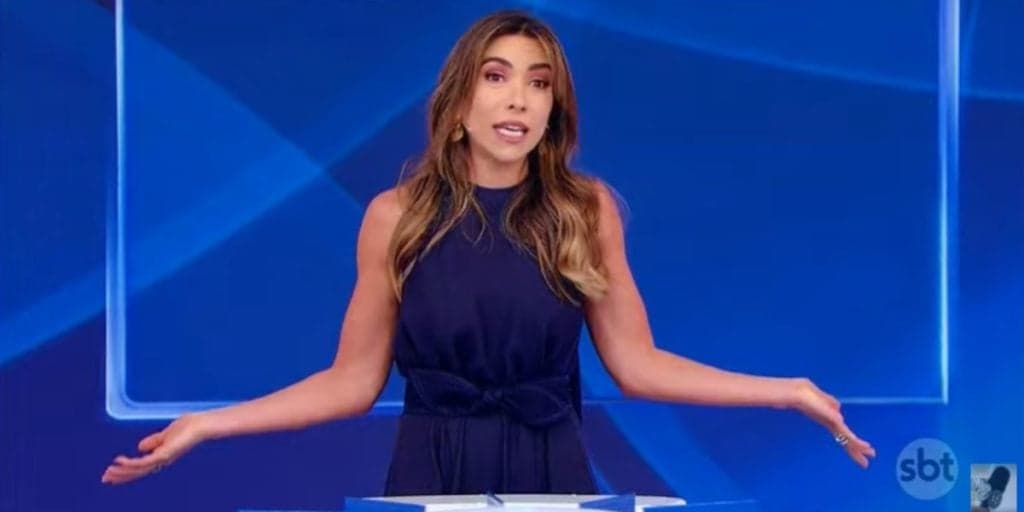 Patrícia Abravanel no Programa Silvio Santos (Foto: Reprodução)