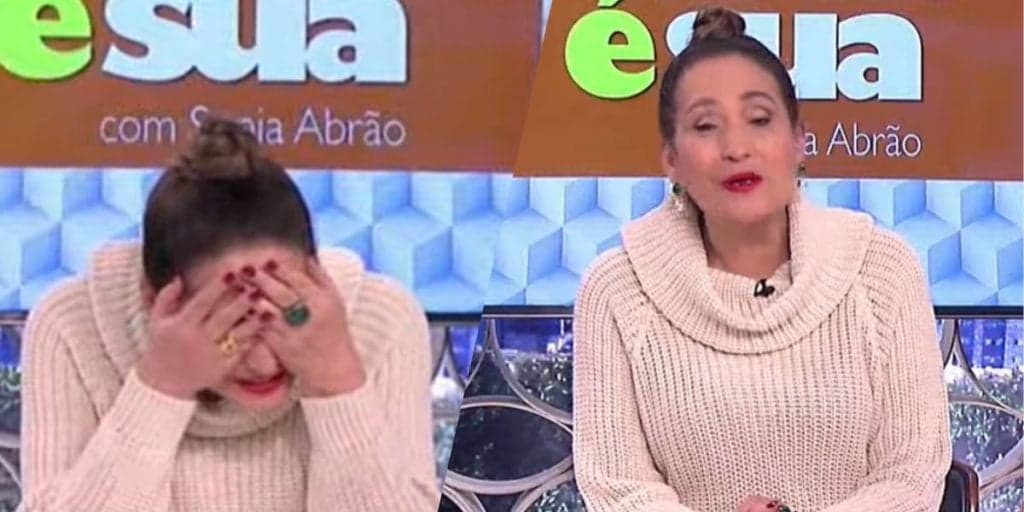 Sonia Abrão não se aguenta com contradição de colunista, põe mãos no rosto e detona: "Não olha o próprio rab#"