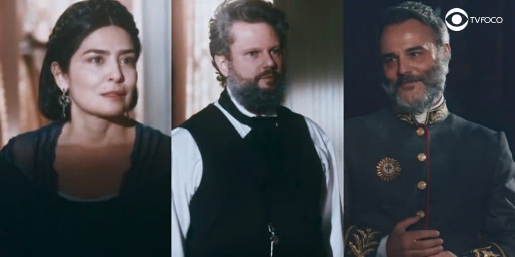 Nos Tempos do Imperador: Dumas tira Dom Pedro II do sério após cantar Teresa em público e segredo ser revelado