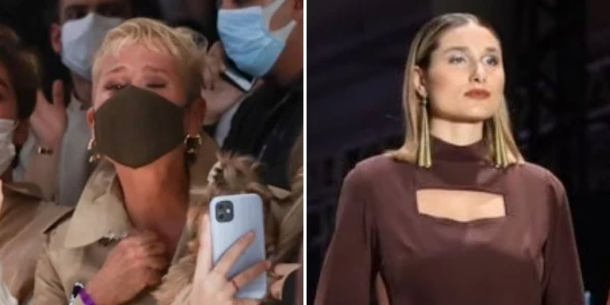 Xuxa cai no choro ao ver Sasha arrasar na passarela - Foto: Reprodução Xuxa cai no choro ao ver Sasha arrasar na passarela - Foto: Reprodução
