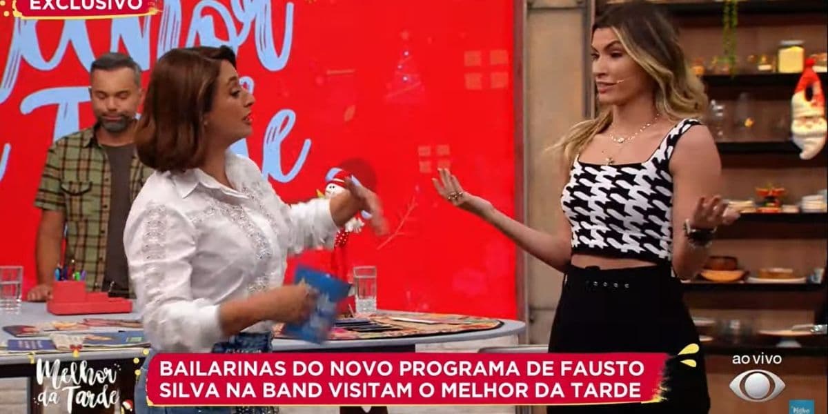 Catia Fonseca expõe lado oculto de Faustão, vaza segredos de programa na Band e até briga de bailarinas Catia Fonseca expõe lado oculto de Faustão, vaza segredos de programa na Band e até briga de bailarinas