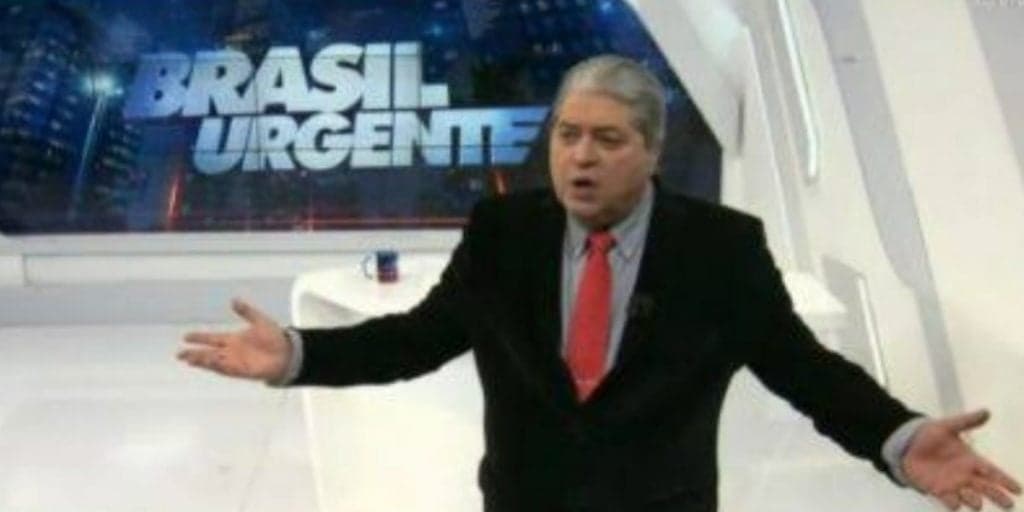 Datena se enfurece e rasga o verbo contra a própria equipe no Brasil Urgente