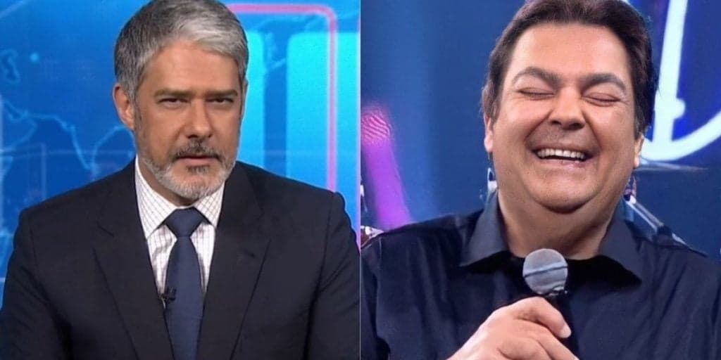 William Bonner é apunhalado por Faustão, que rouba braço direito do âncora na Globo e leva para Band