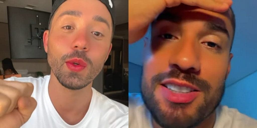Rico Melquiades e Bil Araújo combinam envio de nudes e mãe do ex-peão vê tudo: "Não sabe o que é"