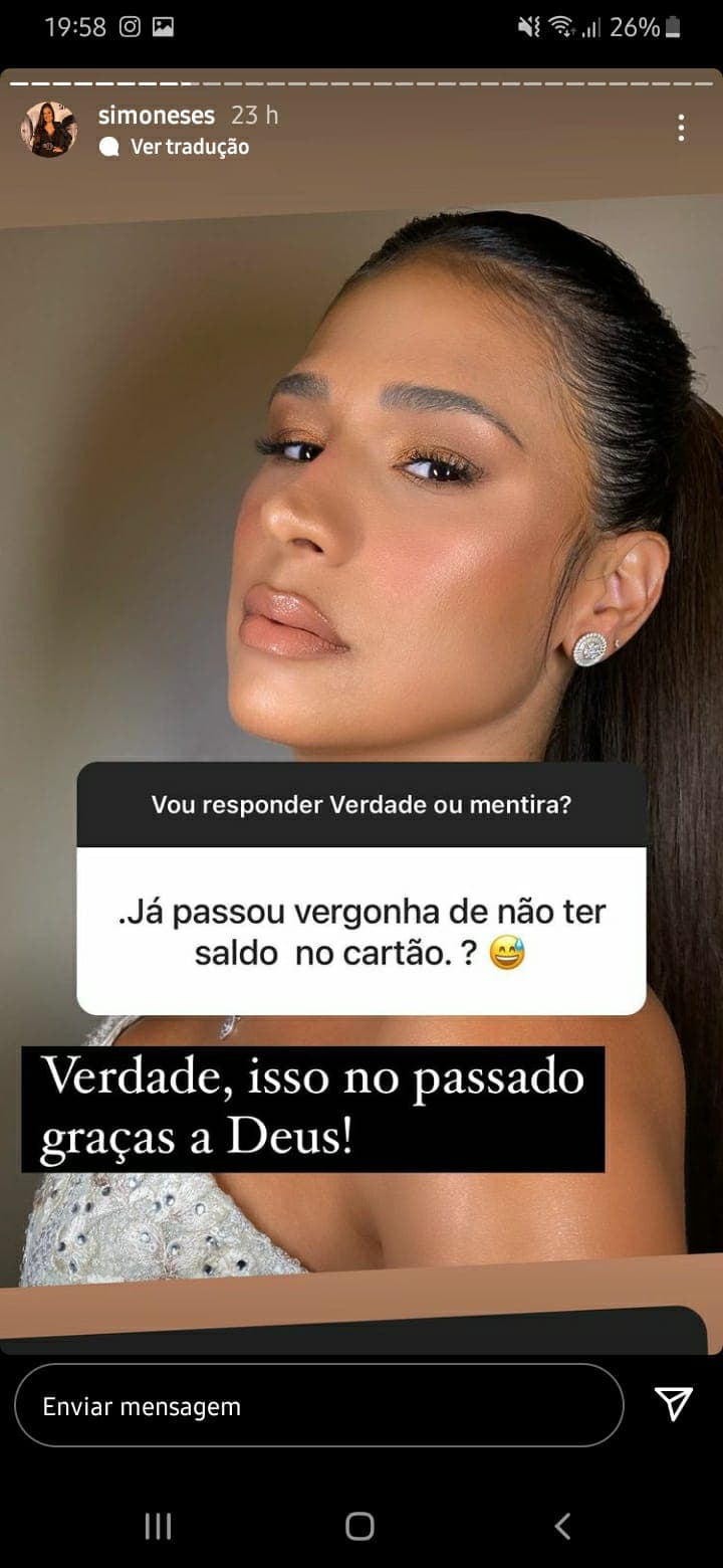 Publicação de Simone Mendes (Foto: Reprodução/ Instagram)