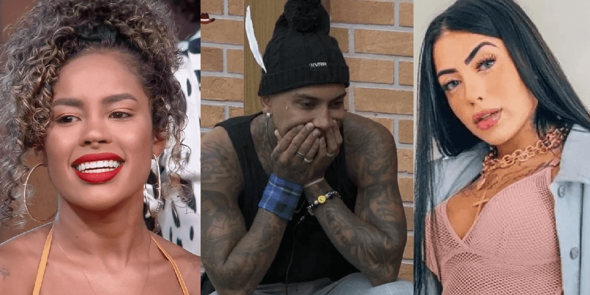 Sthe Matos explica por que falou de sexo a três com Dynho e MC Mirella (Foto: Reprodução) Sthe Matos explica por que falou de sexo a três com Dynho e MC Mirella (Foto: Reprodução)