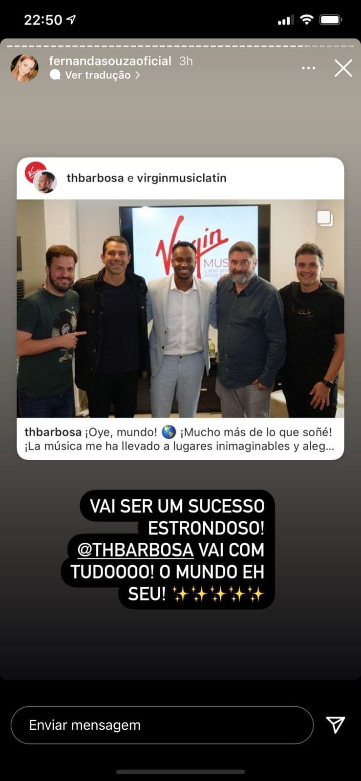 De acordo com artista, Thiaguinho merece o mundo (Reprodução)