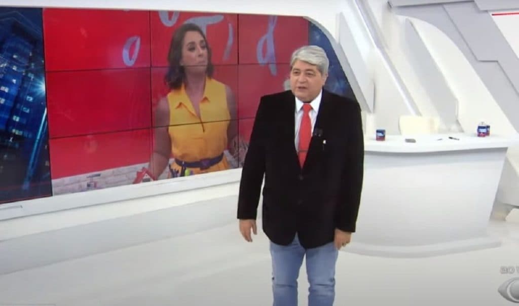 "Ninguém está levando a sério", Datena pede pra sair da Band e se enfurece ao vivo com Catia Fonseca