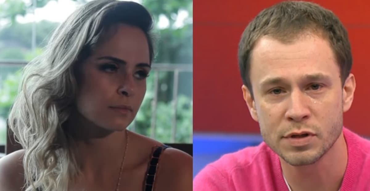 Ana Paula Renault e Tiago Leifert (Foto: Montagem/ Reprodução)