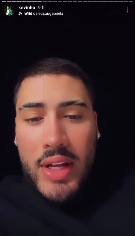 Kevinho surgiu visivelmente ofegante em vídeo (Foto: Reprodução) Kevinho surgiu visivelmente ofegante em vídeo (Foto: Reprodução)