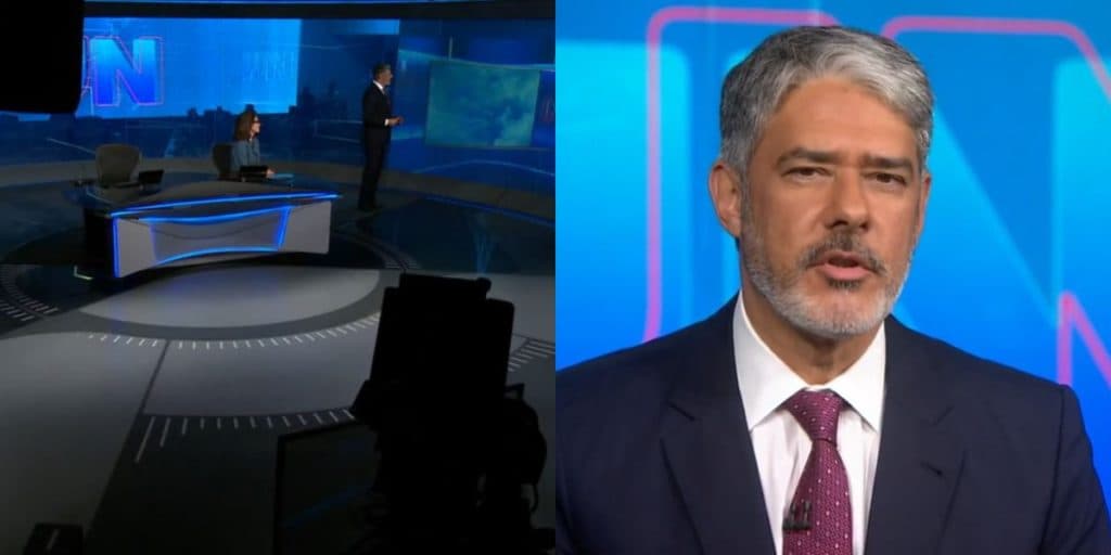 William Bonner lida com perda de 'braço direito' no JN, confronta jornalista e ri de demissão ao vivo