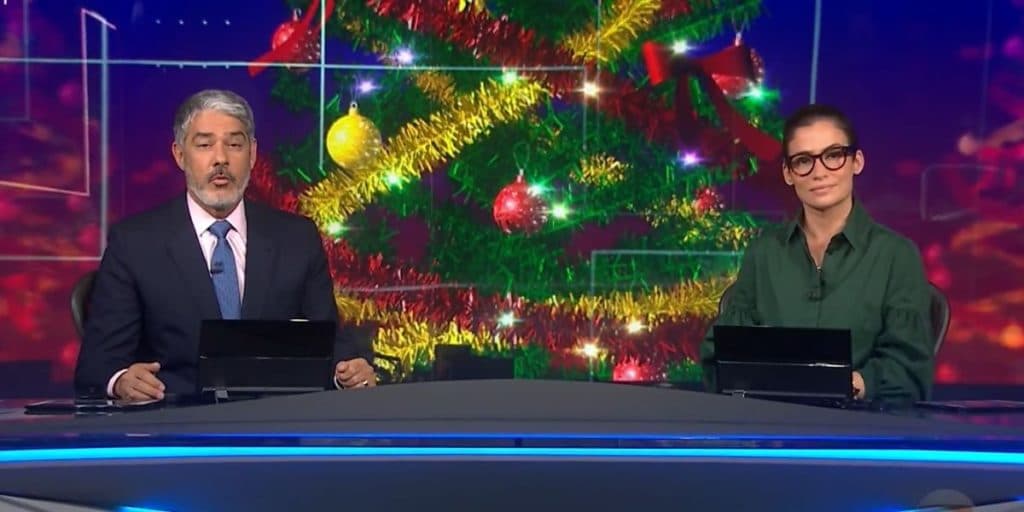 Em pleno Natal, William Bonner e Renata são convocados ao JN e desabam na Globo: Audiências 25/12