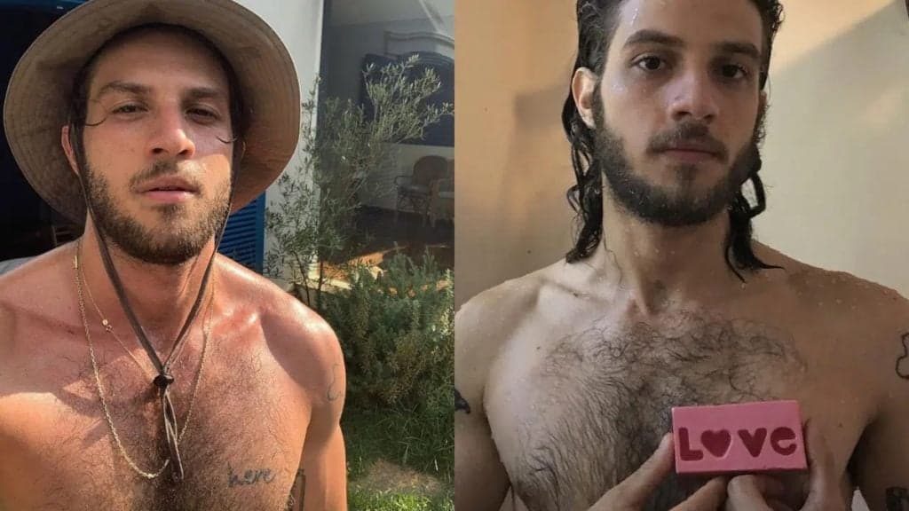 Chay Suede exibe volume avantajado nas redes sociais e leva fãs a loucura: "Gostoso!"