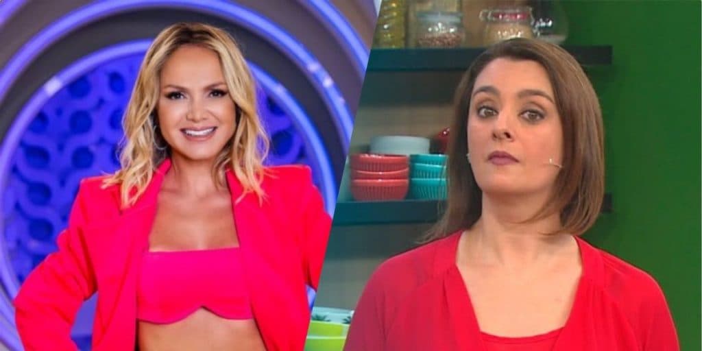Catia Fonseca escandaliza na Band e transforma Melhor da Tarde em Programa da Eliana: "Troca?"