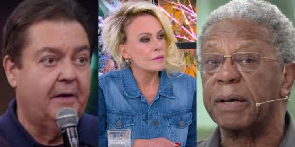 Ana Maria grita car#lho ao vivo, Faustão explode com banda e Milton Gonçalves trata apresentadores como lixo