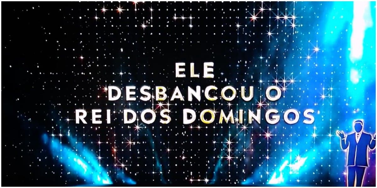 Chamada de Faustão na Band teve indireta (Foto: Reprodução) 