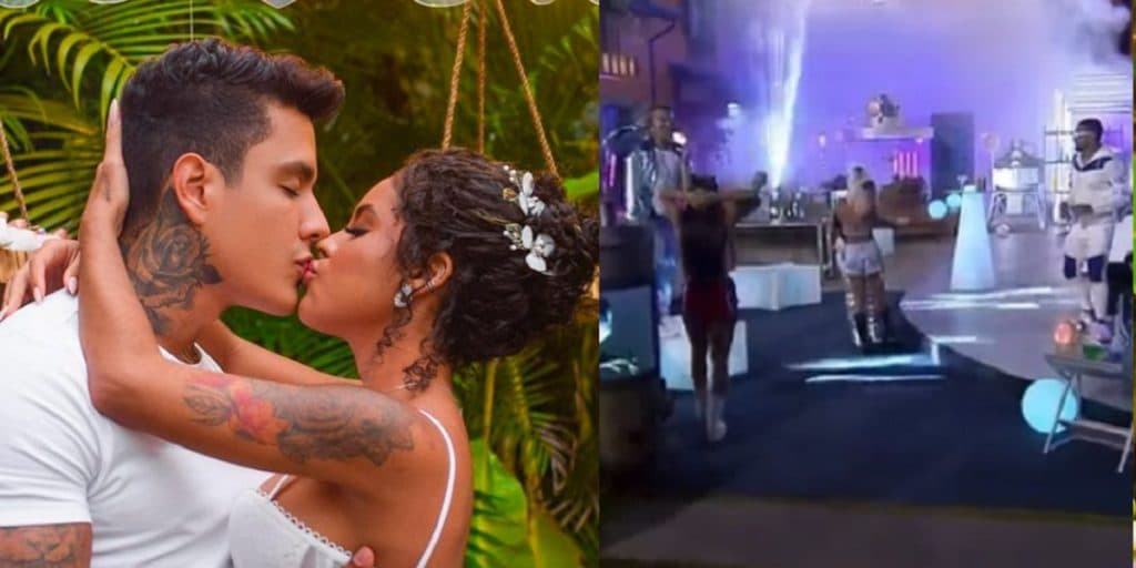 A Fazenda 13: Sthe Matos assume amor, esquece o noivo e protagoniza beijaço durante a penúltima festa do reality