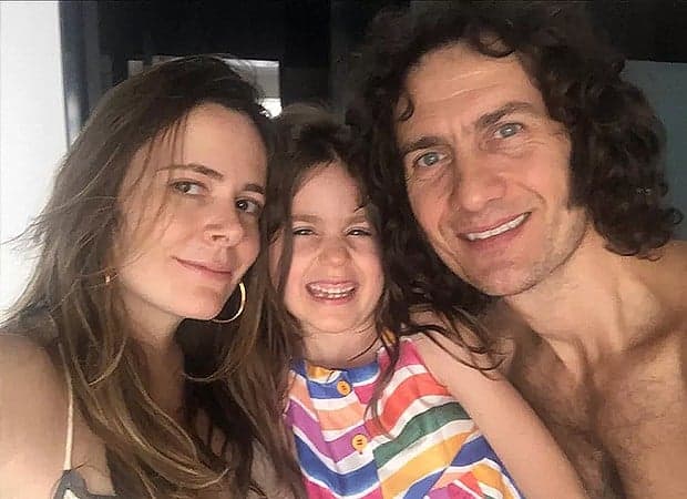 Gabriel Braga Nunes e a primogênita com Isabel Nascimento Silva (Foto: Reprodução/Instagram)