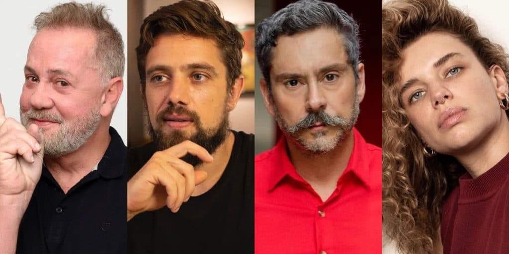 Luiz Fernando, Rafael Cardoso, Nero e Linzmeyer: Globo prega diversidade e artistas assumem parceiros de vida