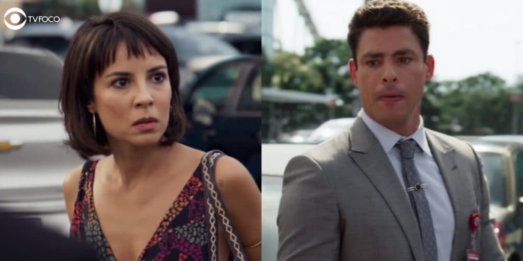 Novela Um Lugar ao Sol - Nervoso, Christian reencontra Lara e se detona: "Era traficante"