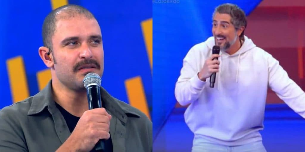 Diogo Nogueira acaba com Marcos Mion no Caldeirão e deixa apresentador desolado: "Coitado de mim"